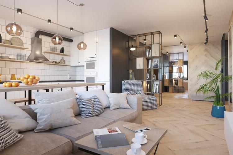 Дизайн квартиры «Скандинавский лофт»