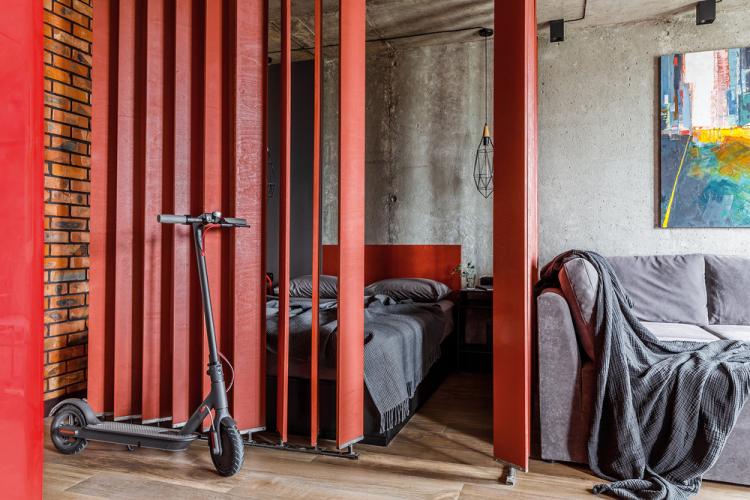 Квартира-студия 43 м2, Краснодар - дизайн интерьера