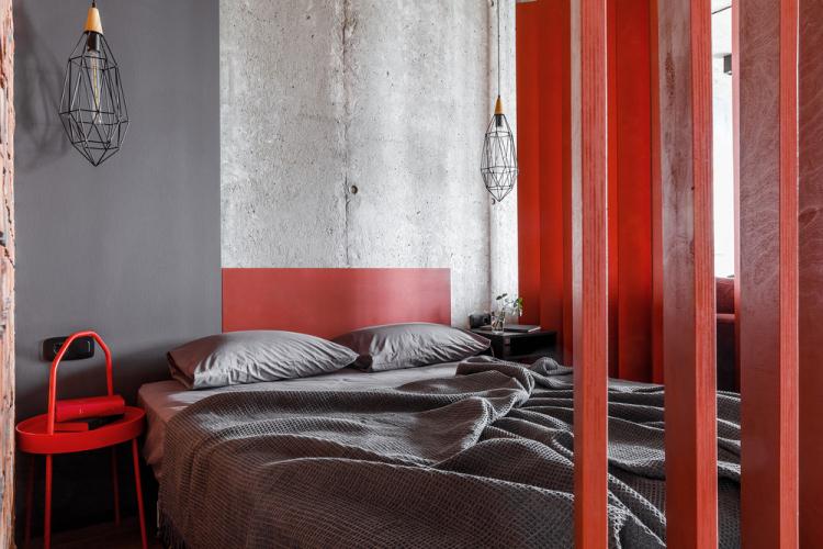 Квартира-студия 43 м2, Краснодар - дизайн интерьера