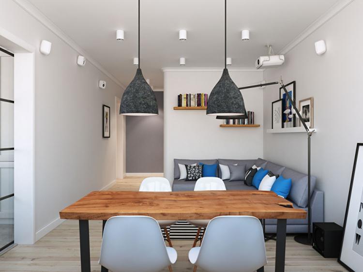 Квартира у метро Алексеевская, 90 кв.м. - дизайн интерьера