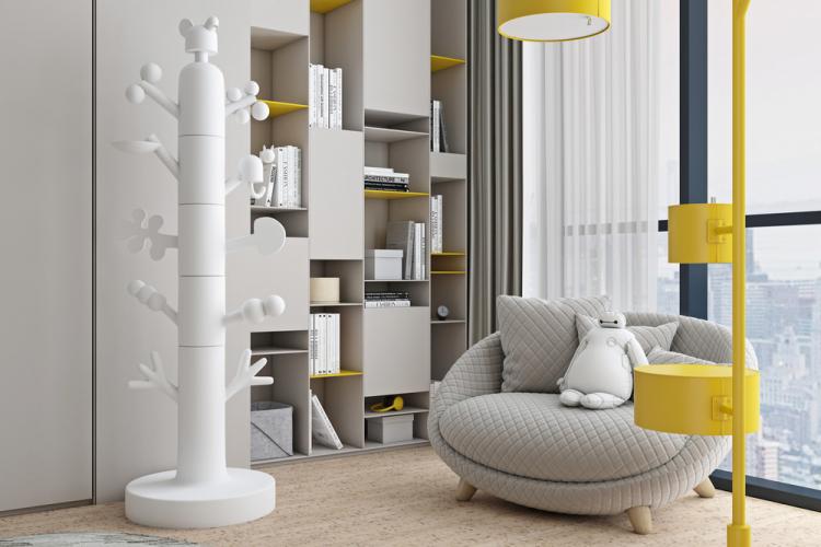 Квартира в Нью-Йорке, 142 кв.м. - дизайн интерьера