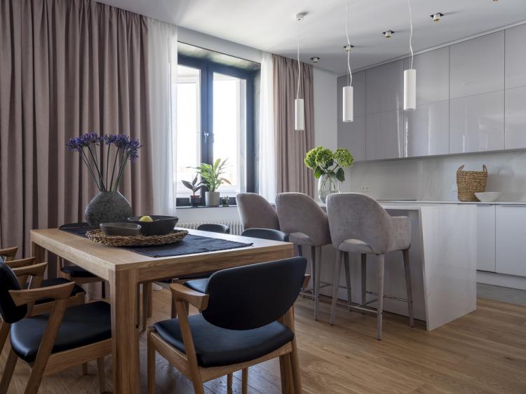 Квартира в современном стиле, 109 кв.м. - дизайн интерьера