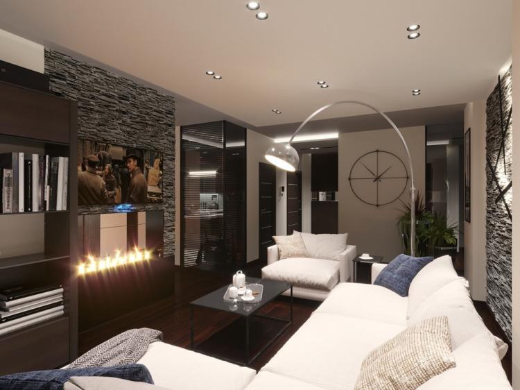 Квартира в стиле модерн - дизайн интерьера