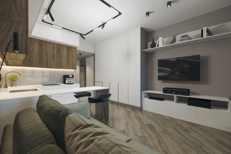 Квартира в ЖК «Sky Skolkovo» - дизайн интерьера