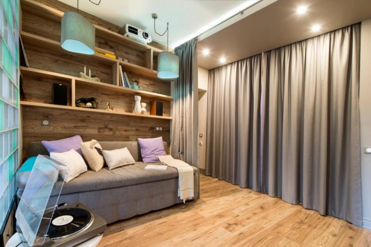 Применение - Ламинат на стене