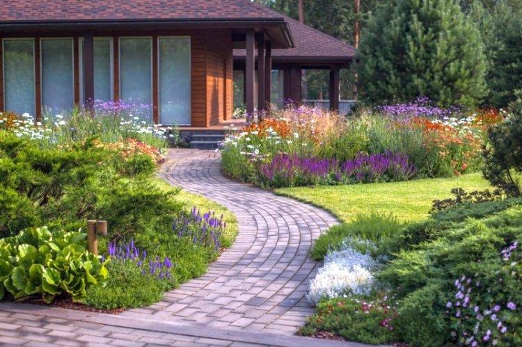 Садовые дорожки - Ландшафтный дизайн дачного участка фото