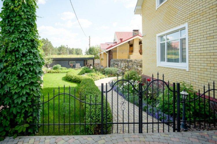 Забор - Ландшафтный дизайн дачного участка фото