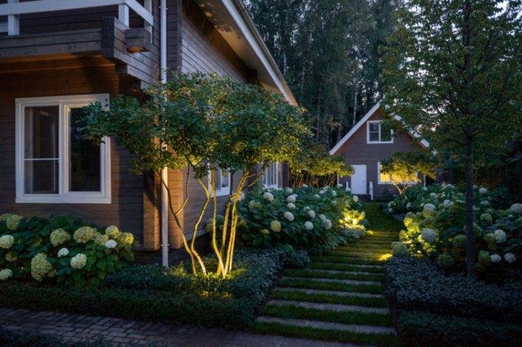 Освещение - Ландшафтный дизайн дачного участка фото