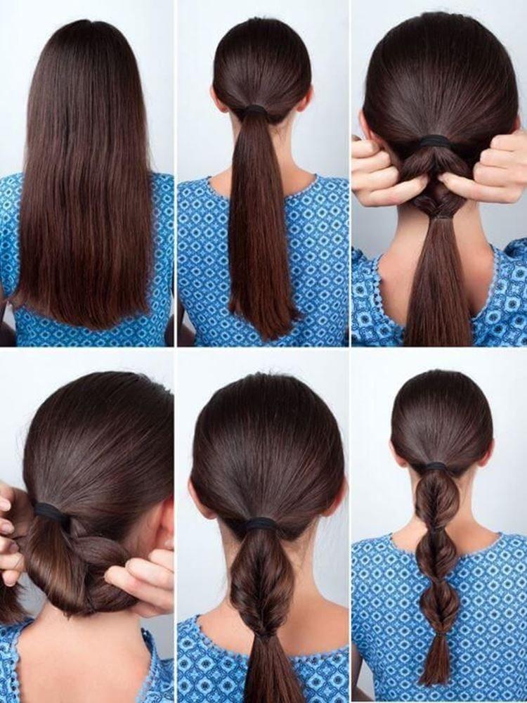 Сегментированный хвост - Легкие прически на каждый день