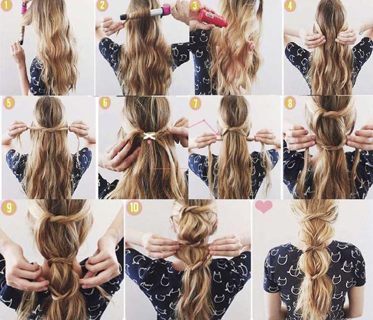 Плетение узлами - Легкие прически на каждый день