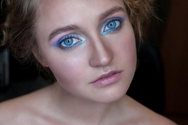 Тени под цвет глаз - Ошибки макияжа для голубых глаз