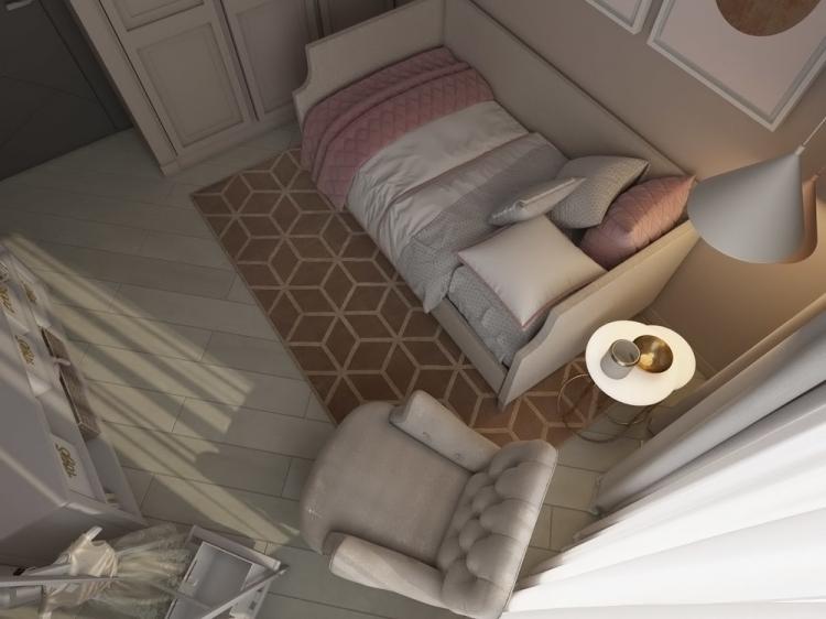 Маленькая детская комната для девочки - дизайн интерьера