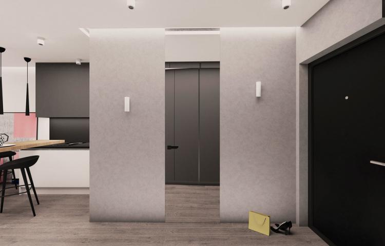 Маленькая квартира-студия в ЖК «Москвичка» - дизайн интерьера