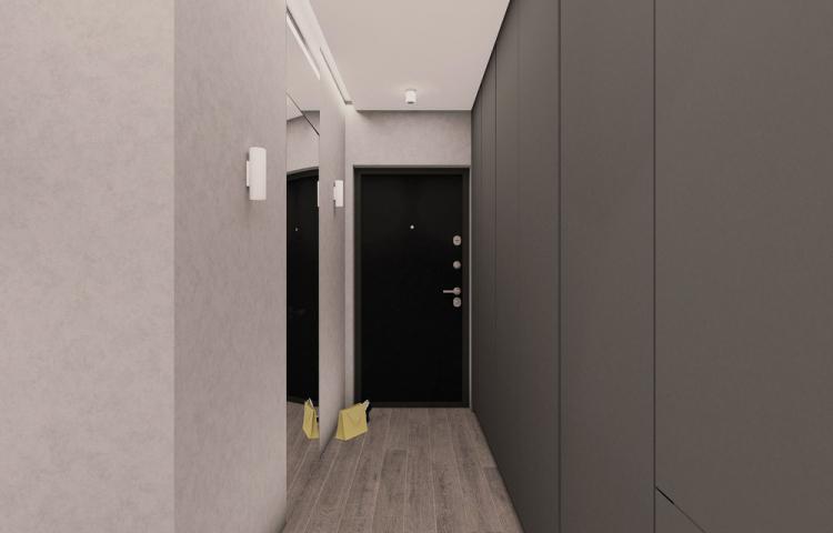 Маленькая квартира-студия в ЖК «Москвичка» - дизайн интерьера