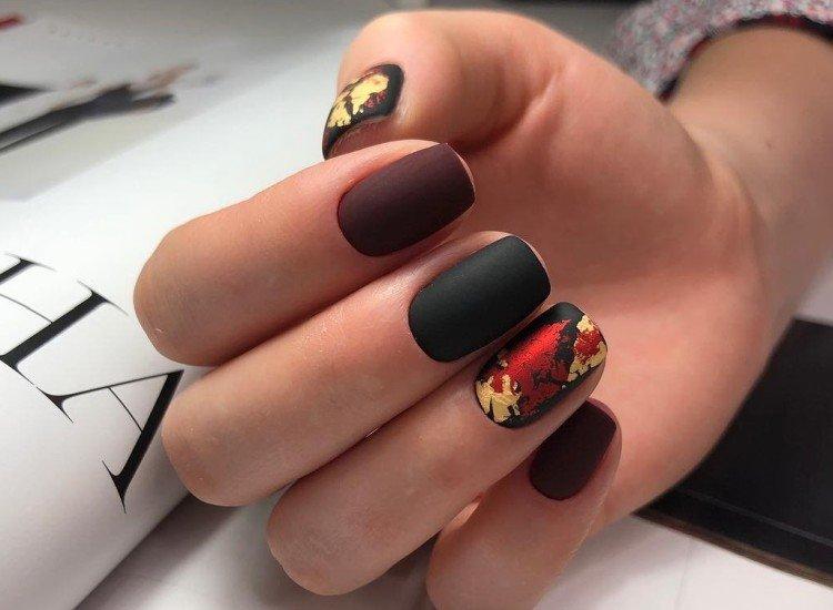 Матовый маникюр 2021