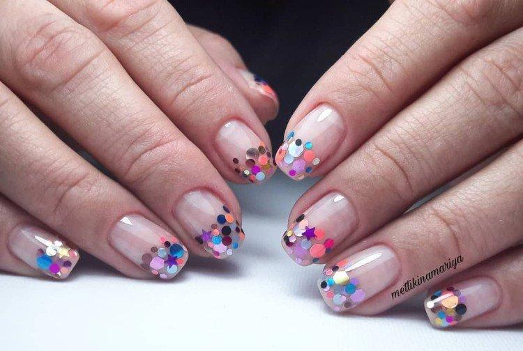 Конфетти - Маникюр 2021