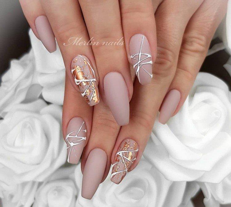 Свадебный маникюр 2021