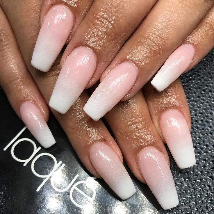 Френч на нарощенные ногти 2020 - фото маникюра