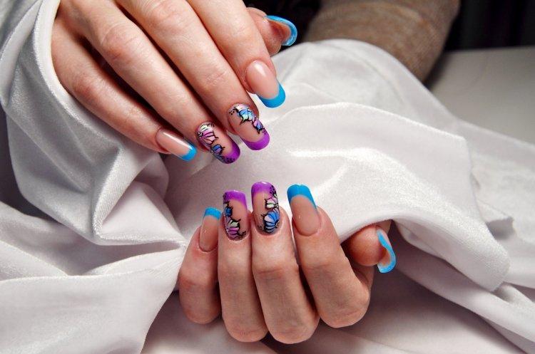 Арочный френч 2020 - фото маникюра