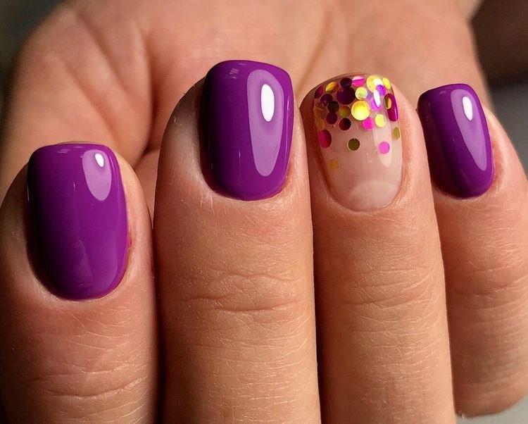 Маникюр гель-лаком на короткие ногти 2020