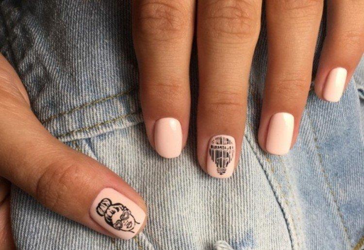 Форма - Маникюр на короткие ногти 2021