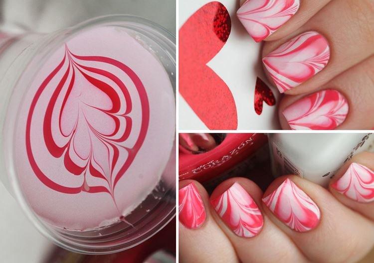 Красный маникюр на короткие ногти