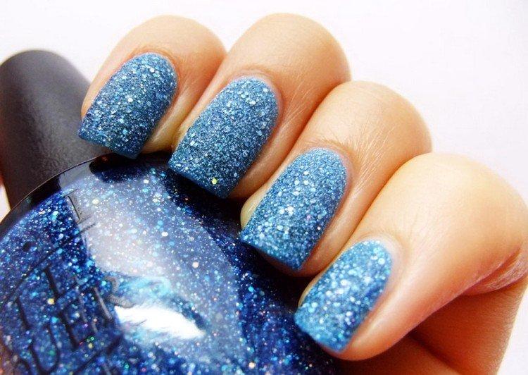 Песочный маникюр на Новый год 2021