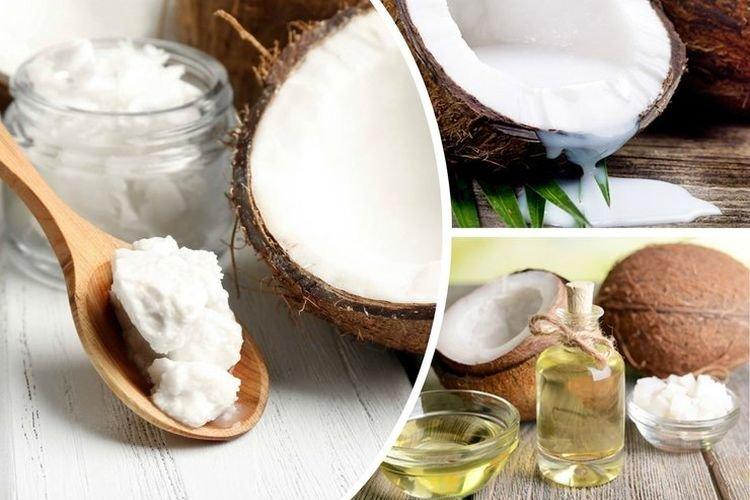 Маска для волос с кокосовым маслом и клубникой