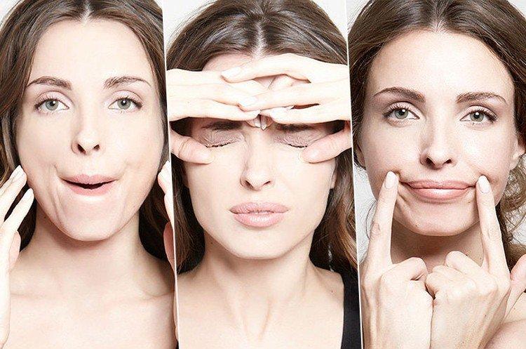 Мимический массаж лица