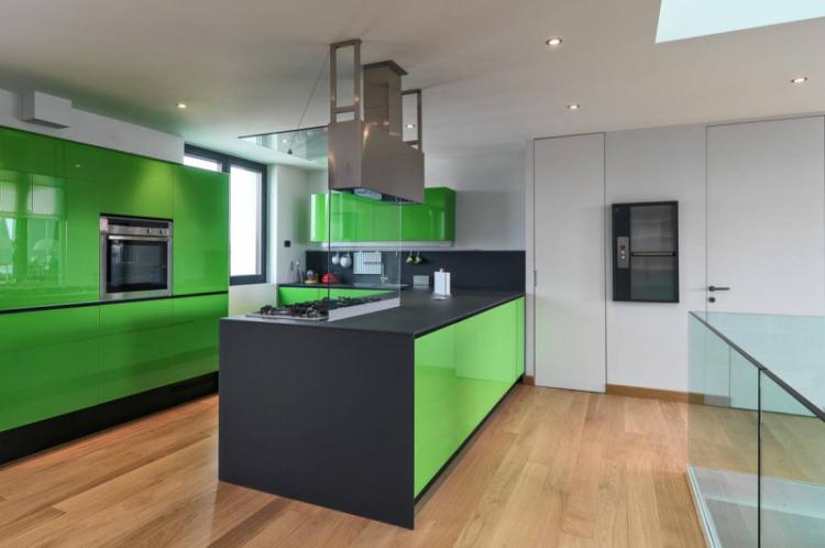 МДФ панели на кухне - фото