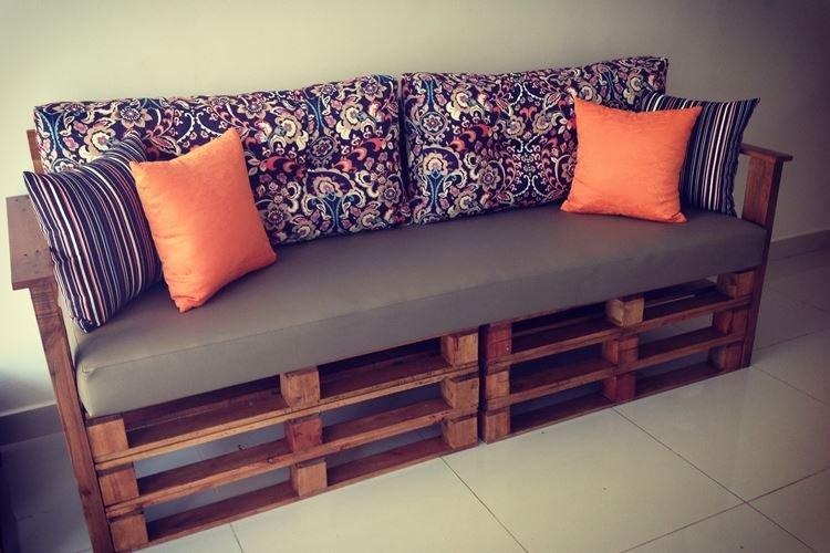 Диван - Мебель из поддонов своими руками фото и идеи