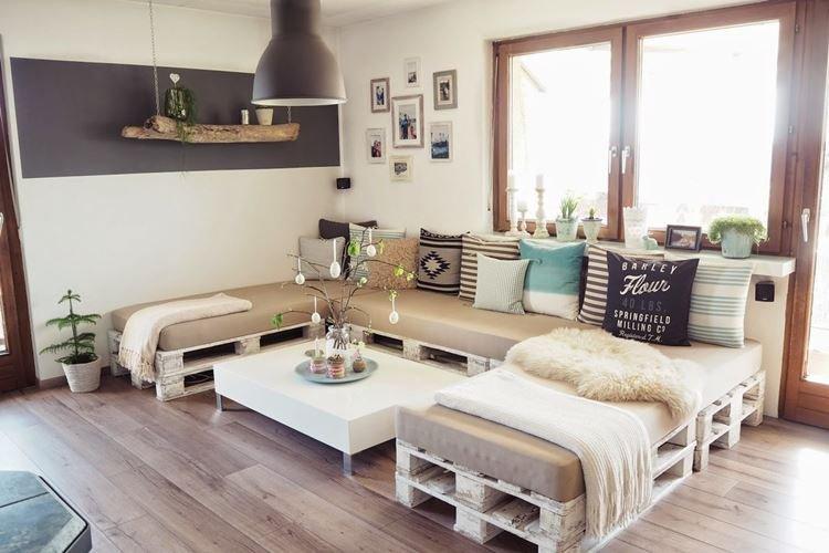 Диван - Мебель из поддонов своими руками фото и идеи