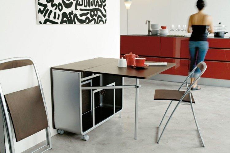 Обеденные столы-трансформеры - Мебель-трансформер для малогабаритной квартиры