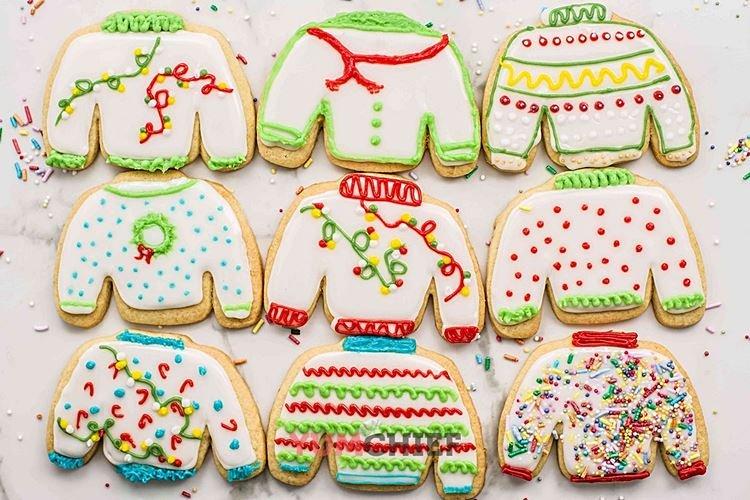 Новогоднее песочное печенье - десерты на Новый год 2021