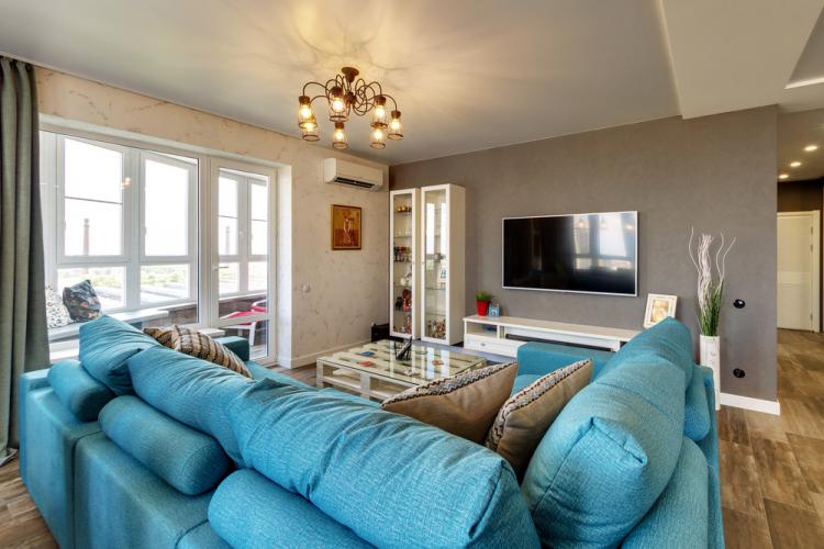 Middle loft: Интерьер квартиры 102 м2