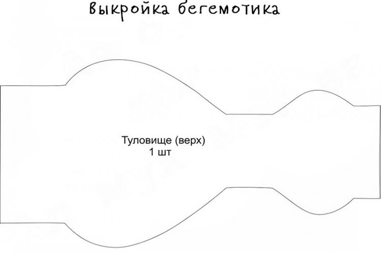 Малыш-бегемотик - Мягкие игрушки своими руками