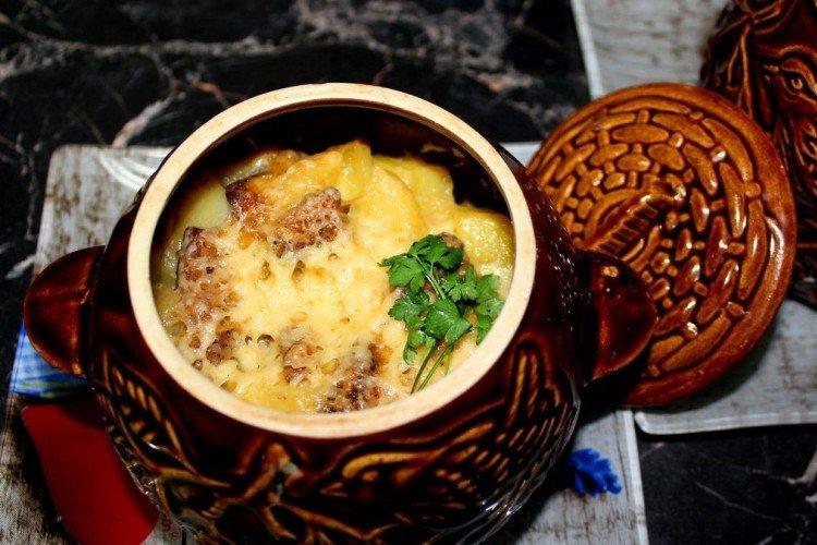 Мясо в горшочках с картошкой Как в ресторане - рецепты пошагово