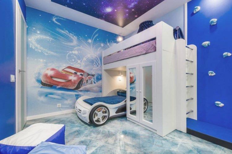 Наливные 3D-полы в детской комнате - фото