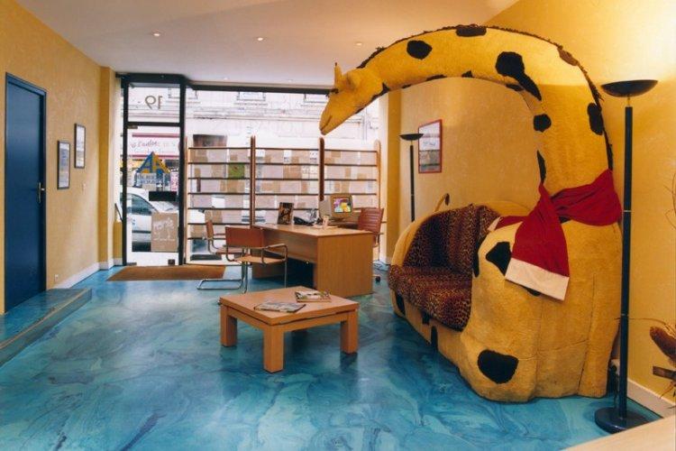 Наливные 3D-полы в детской комнате - фото