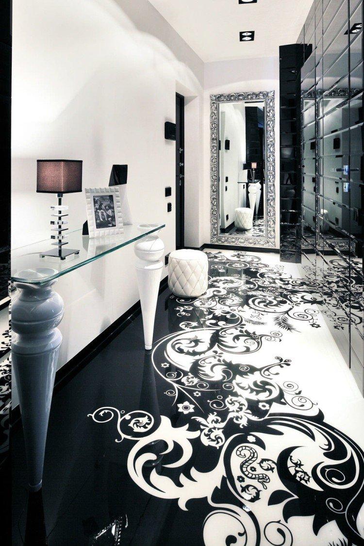 Наливные 3D-полы в прихожей и коридоре - фото