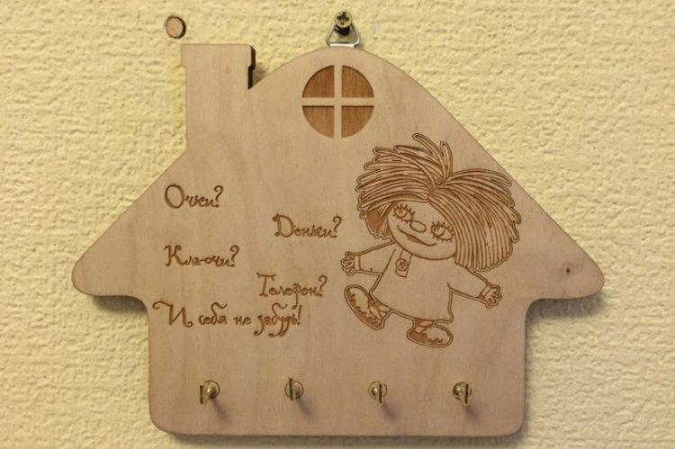 Ключница из фанеры - Настенная ключница для прихожей своими руками