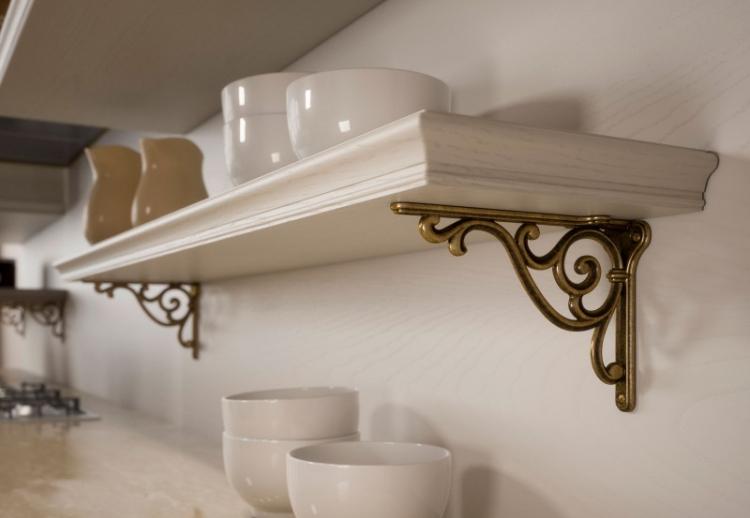 Уголки - Виды креплений для настенных полок