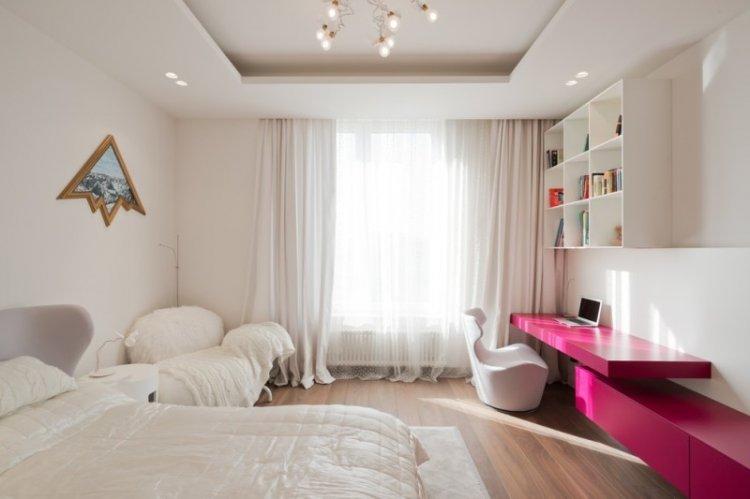 Натяжной потолок в маленькой детской комнате