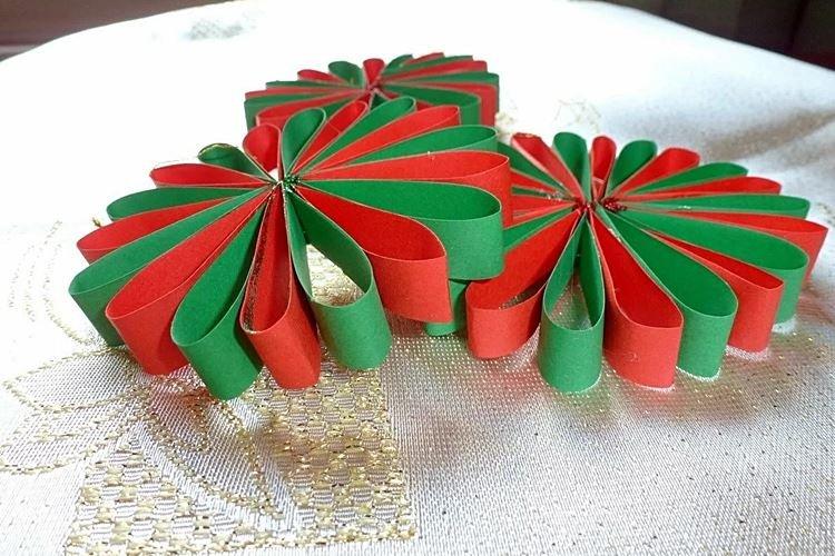 Новогодние поделки из бумаги для детей - фото и идеи