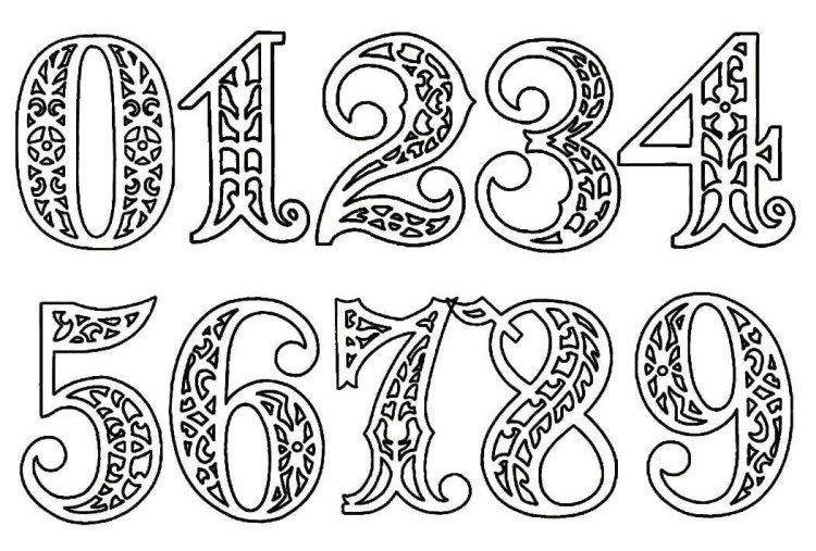 Надписи - Новогодние трафареты 2021