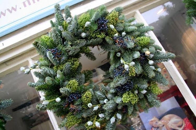 Новогодний венок своими руками - фото и идеи