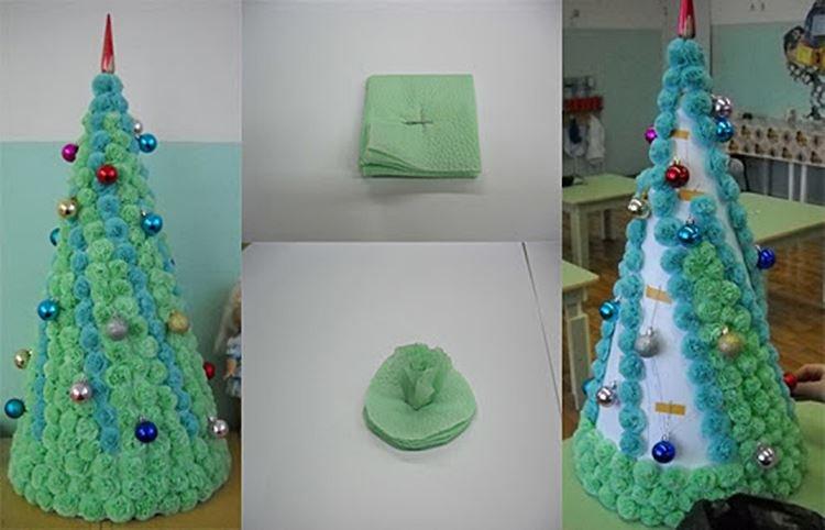 Новогодняя елка своими руками - фото и идеи