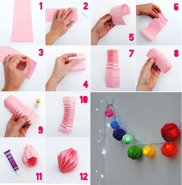 Новогодняя светящаяся гирлянда своими руками