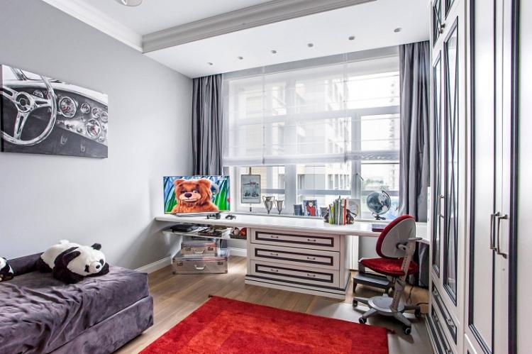 Серый - Цвет обоев для детской комнаты