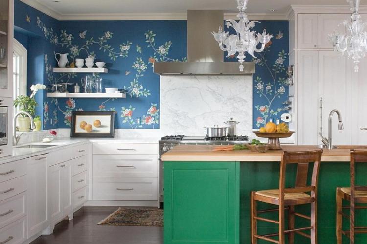 Обои для кухни - фото и идеи